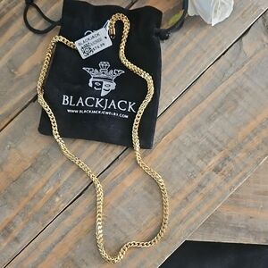 Blackjack Gold Necklace